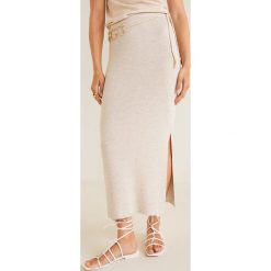 Mango - Spódnica Leeche. Spódniczki damskie Mango, na co dzień, s, bez wzorów, ze lnu, casualowe, maxi, ołówkowe. Za 139,90 zł.
