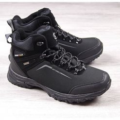 Buty trekkingowe wodoodporne czarne American Club. Czarne buty trekkingowe męskie . Za 139,99 zł.