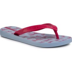 Japonki IPANEMA - Class. Happy Fem 25279 Blue/Pink 23492. Różowe klapki damskie Ipanema, bez wzorów, z tworzywa sztucznego, bez obcasa. Za 49,99 zł.