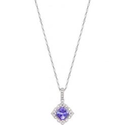 Wspaniały Wisiorek Białe Złoto - złoto białe 585, Brylant 0,13ct. Białe łańcuszki męskie marki W.KRUK, złote. Za 4590,00 zł.