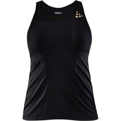 Top Craft Run Shade czarny. Czarne topy damskie Craft, bez wzorów, bez kołnierzyka. Za 150,99 zł.
