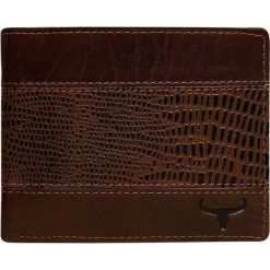Portfel męski skórzany Buffalo Wild N7-VTC. Pomarańczowe portfele męskie BUFFALO WILD, bez wzorów, ze skóry. Za 59,90 zł.