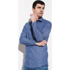 Koszula Edward Orlovski Jeans. Koszule męskie Edward Orlovski, xxl, bez wzorów, z bawełny, eleganckie, bez kołnierzyka, z długim rękawem. Za 130,00 zł.