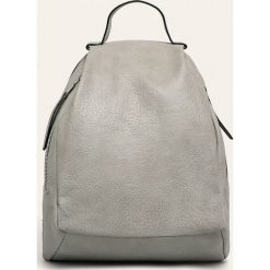 Answear - Plecak. Szare plecaki damskie ANSWEAR, bez wzorów, ze skóry ekologicznej, eleganckie. Za 119,90 zł.