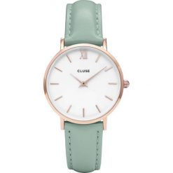 Zegarki damskie: Zegarek damski Rose Gold White Pastel Mint Cluse Minuit CL30017