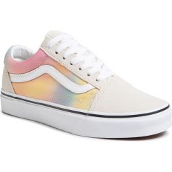 Tenisówki VANS - Old Skool VN0A4U3BWGQ1 (Aura Shift) Multi/Tr Wht. Brązowe półbuty damskie Vans, bez wzorów, ze skóry, bez zapięcia. Za 339,00 zł.