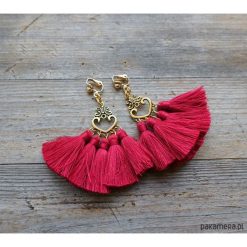 Klipsy damskie: Boho Love -klipsy z chwostami
