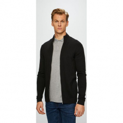 Premium by Jack&Jones - Kardigan. Czarne kardigany męskie Premium by Jack&Jones, m, z bawełny. Za 219,90 zł.