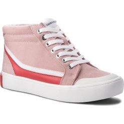 Sneakersy CALVIN KLEIN JEANS - Doris R0797 Chintz Rose/White/To. Różowe półbuty damskie Calvin Klein Jeans, z jeansu. W wyprzedaży za 319,00 zł.