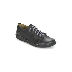 Derby Casual Attitude HORMITA. Czarne półbuty damskie Casual Attitude, na co dzień, bez wzorów, casualowe, bez obcasa, bez zapięcia. Za 279,20 zł.