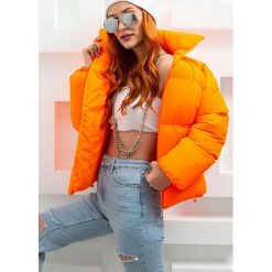 Kurtka TIZY ORANGE. Pomarańczowe kurtki damskie na zimę, s. W wyprzedaży za 129,00 zł.