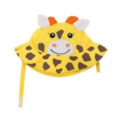 Zoocchini Kapelusz UV 50+ Żyrafa 12-24M. Żółte czapeczki niemowlęce marki Zoocchini. Za 54,13 zł.