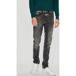 Diesel - Jeansy Deep Zip. Szare jeansy męskie Diesel, bez wzorów. W wyprzedaży za 849,90 zł.