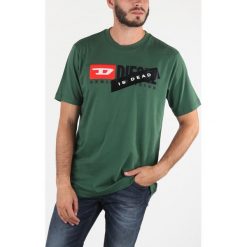 Diesel T-Just-Division Koszulka Zielony. Zielone podkoszulki męskie Diesel, l, z nadrukiem, z bawełny, z krótkim rękawem. Za 326,95 zł.