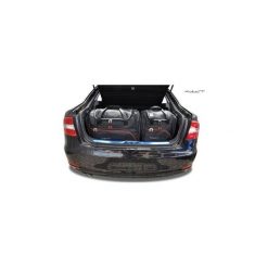 SKODA SUPERB SEDAN, 2008-2015 TORBY DO BAGAŻNIKA 5 SZT KJUST - 7037010. Torby podróżne KJUST, bez wzorów, z kauczuku, klasyczne. Za 1389,00 zł.