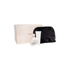 Versace Eros Pour Femme zestaw Edp 100 ml + Mleczko do ciała 100 ml + Kosmetyczka dla kobiet. Szare kosmetyczki męskie marki VERSACE, z aplikacjami. Za 213,75 zł.