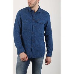 Diesel S-Jason Koszula Niebieski. Niebieskie koszule męskie Diesel, s, bez wzorów, z bawełny, bez kołnierzyka, z długim rękawem. Za 654,95 zł.
