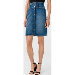 Pepe Jeans Evelyn Spódnica Niebieski. Niebieskie spódniczki damskie Pepe Jeans, m, bez wzorów, z elastanu. Za 350,95 zł.