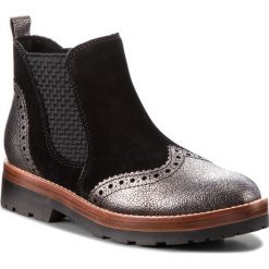 Botki damskie lity: Sztyblety MARCO TOZZI - 2-25451-31 Black Ant.Comb 096