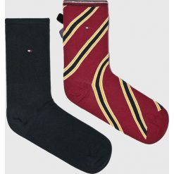 Tommy Hilfiger - Skarpetki (2-pack). Szare skarpetki damskie TOMMY HILFIGER, z bawełny. Za 44,90 zł.