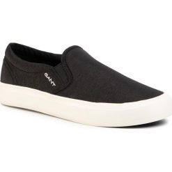 Tenisówki GANT - Pinestreet 20579517 Black G00. Czarne półbuty damskie GANT, z gumy. Za 299,00 zł.
