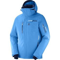 Salomon Kurtka Narciarska Męska Brilliant Jkt M Hawaiian Surf L. Niebieskie kurtki narciarskie męskie marki Salomon, m. W wyprzedaży za 1299,00 zł.