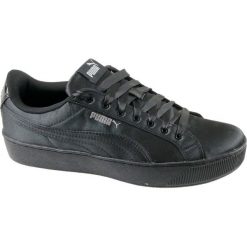 Puma Vikky Platform EP 365239-02 40,5 Czarne. Czarne buty sportowe damskie Puma, bez wzorów, z nylonu, sportowe, puma vikky. W wyprzedaży za 229,99 zł.