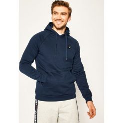 Bluza Under Armour Rival Fleece Hoodie 1320736. Niebieskie bluzy męskie Under Armour, xxl, bez wzorów, z bawełny, bez kołnierzyka, bez rękawów, bez kaptura. W wyprzedaży za 139,00 zł.