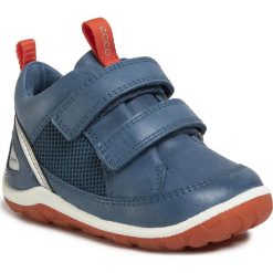 Sneakersy ECCO - Biom Mini 75391101269 Poseidon. Niebieskie trampki chłopięce ecco, bez wzorów, ze skóry, na rzepy. Za 349,00 zł.