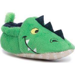 Kapcie CHIPMUNKS - Flint Green. Zielone sandały chłopięce Chipmunks, z materiału, bez zapięcia. Za 79,00 zł.