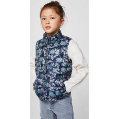 Mango Kids - Bezrękawnik dziecięcy Alice 110-164 cm. Szare kamizelki dziewczęce marki Mango Kids, z materiału. W wyprzedaży za 49,90 zł.