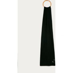 Armani Exchange - Szalik. Czarne szaliki męskie Armani Exchange, bez wzorów, z bawełny. Za 329,90 zł.