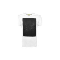 T-shirty z krótkim rękawem Versace Jeans B3GQB798 / Print B3 T-Shirt Regular MC. Białe t-shirty męskie Versace Jeans, s, bez wzorów, z jeansu, bez kołnierzyka, krótkie. Za 289,00 zł.
