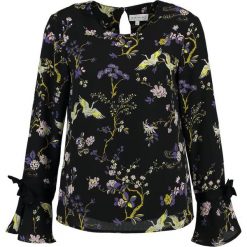 Bluzki damskie: Warehouse ORIENTIAL BIRD GROSGRAIN Bluzka black pattern