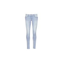 Jeansy slim fit Le Temps des Cerises PULP. Niebieskie jeansy damskie marki Le Temps Des Cerises, bez wzorów, z jeansu. Za 351,20 zł.