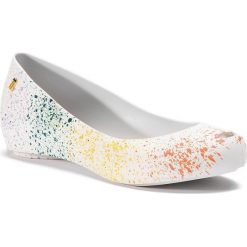 Baleriny MELISSA - Ultragirl Splash Ad 32534 White/Orange 52837. Brązowe baleriny damskie Melissa, bez wzorów, z tworzywa sztucznego, bez obcasa, bez zapięcia. Za 259,00 zł.