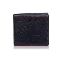 Portfele męskie: Skórzany portfel w kolorze granatowym - (S)11,5 x (W)10,5 cm