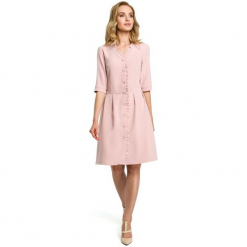 Made Of Emotion Sukienka Damska S Jasnoróżowy. Czarne sukienki letnie marki Fille Du Couturier. Za 269,00 zł.