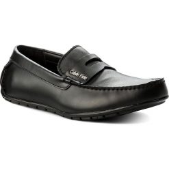 Mokasyny CALVIN KLEIN - Ivan F1912 Black. Czarne mokasyny męskie Calvin Klein, ze skóry, eleganckie. W wyprzedaży za 349,00 zł.