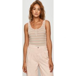 Levi's - Top. Czerwone bluzki damskie Levi's®, s, bez wzorów, z elastanu, casualowe, z okrągłym kołnierzem, bez rękawów. Za 159,90 zł.