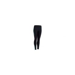 Legginsy do treningu crossowego 500 damskie. Czarne legginsy damskie DOMYOS, m, bez wzorów, z elastanu. Za 64,99 zł.