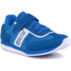 Sneakersy BIG STAR - FF374133 Blue. Niebieskie trampki chłopięce BIG STAR, bez wzorów, ze skóry ekologicznej, retro, na rzepy. W wyprzedaży za 129,00 zł.