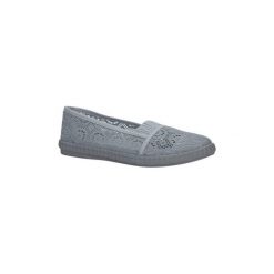 Trampki i tenisówki damskie: Tenisówki Casu Szare tenisówki slip on ażurowe 093-3
