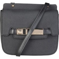 Trussardi Jeans torebka damska czarny. Czarne torebki klasyczne damskie Trussardi Jeans, bez wzorów, z jeansu, bez dodatków. Za 419,00 zł.