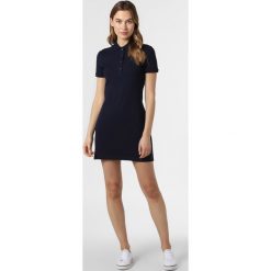 Lacoste - Sukienka damska, niebieski. Niebieskie sukienki damskie Lacoste, bez wzorów, z bawełny, sportowe, polo, bez rękawów, sportowe. Za 679,95 zł.