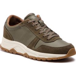 Sneakersy TOMMY HILFIGER - Leather Lighweight Runner FM0FM02010 Olive Night 010. Zielone sneakersy męskie TOMMY HILFIGER, na co dzień, bez wzorów, z zamszu, bez zapięcia. W wyprzedaży za 479,00 zł.