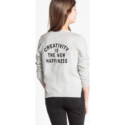 Sweter z cienkiej dzianiny, z napisem z tyłu 10-16 lat. Szare swetry chłopięce marki La Redoute Collections, z napisami, z bawełny, z okrągłym kołnierzem. Za 52,88 zł.