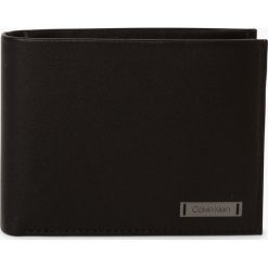 Calvin Klein - Portfel męski ze skóry, czarny. Szare portfele męskie marki Calvin Klein, szklane. Za 329,95 zł.