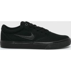 Nike - Buty SB Charge Solarsoft. Czarne sneakersy męskie Nike, bez zapięcia. W wyprzedaży za 199,90 zł.