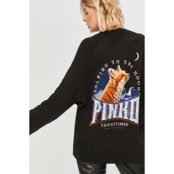 Pinko - Kardigan. Czarne kardigany męskie Pinko, s, bez wzorów, z bawełny, klasyczne. Za 1199,00 zł.